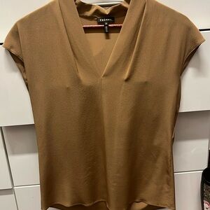 Escada silk tan blouse